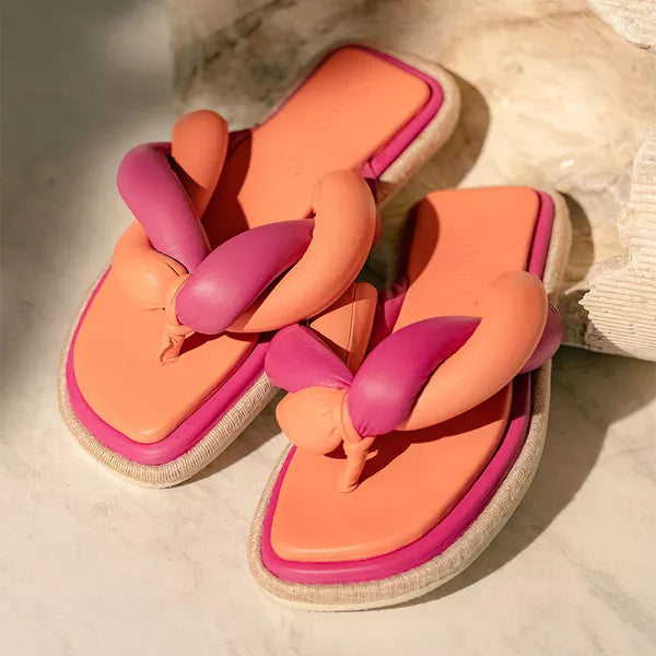 Flatform acolchoada torcida