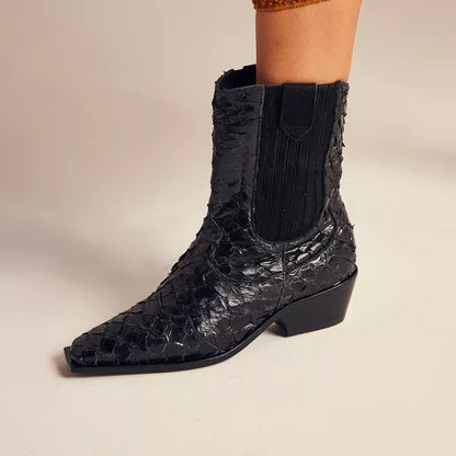 Bota Western Pele de Pirarucu