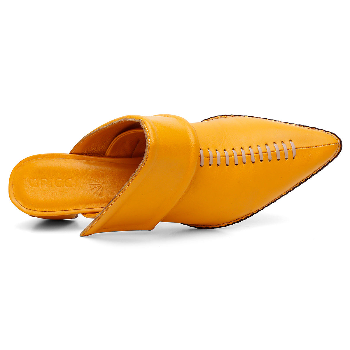 Mule Micro Velcro Amarelo Mostarda