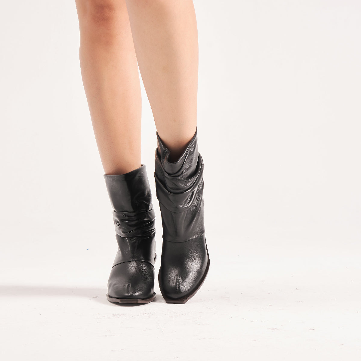 Bota Salto Cano Médio Sanfonada Amiga