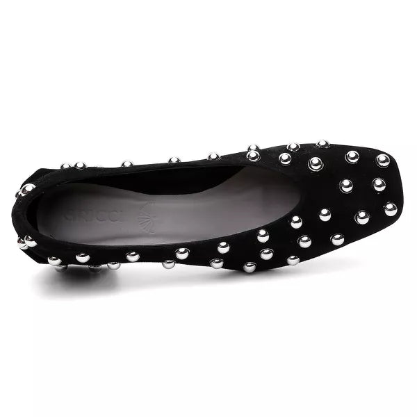 Sapato Ballerina Poá Metal