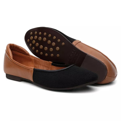 Sapatilha Tricot Chic Preta