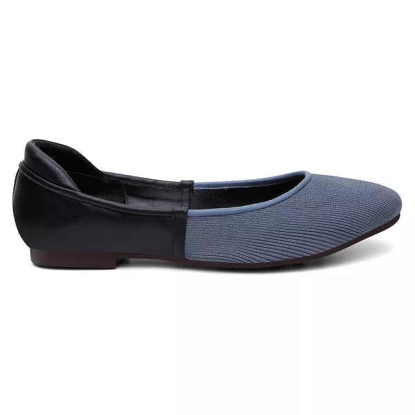 Sapatilha Tricot Chic Preto e Cinza