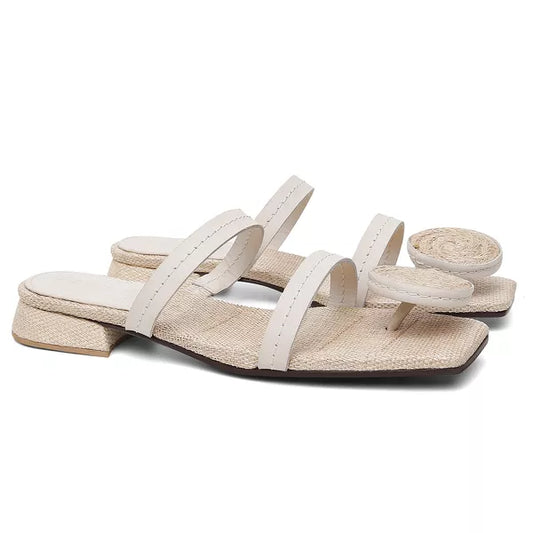 Rasteira Mini Dedo Off White