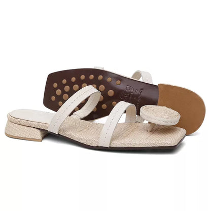 Rasteira Mini Dedo Off White