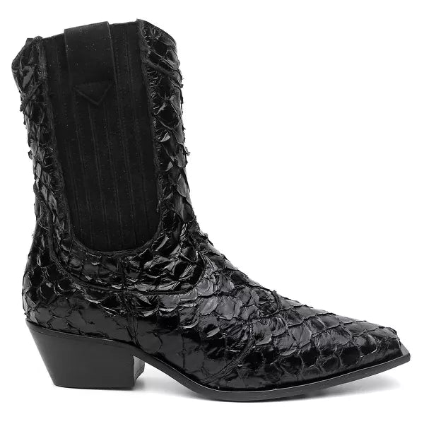 Bota Western Pele de Pirarucu