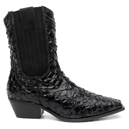 Bota Western Pele de Pirarucu