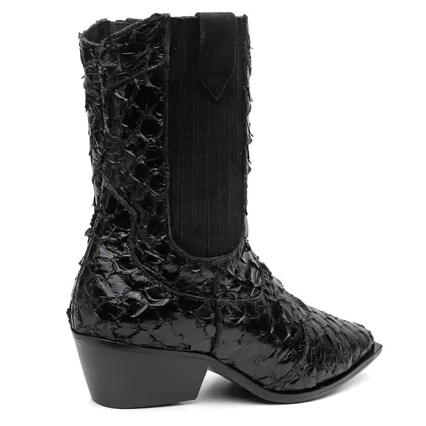 Bota Western Pele de Pirarucu